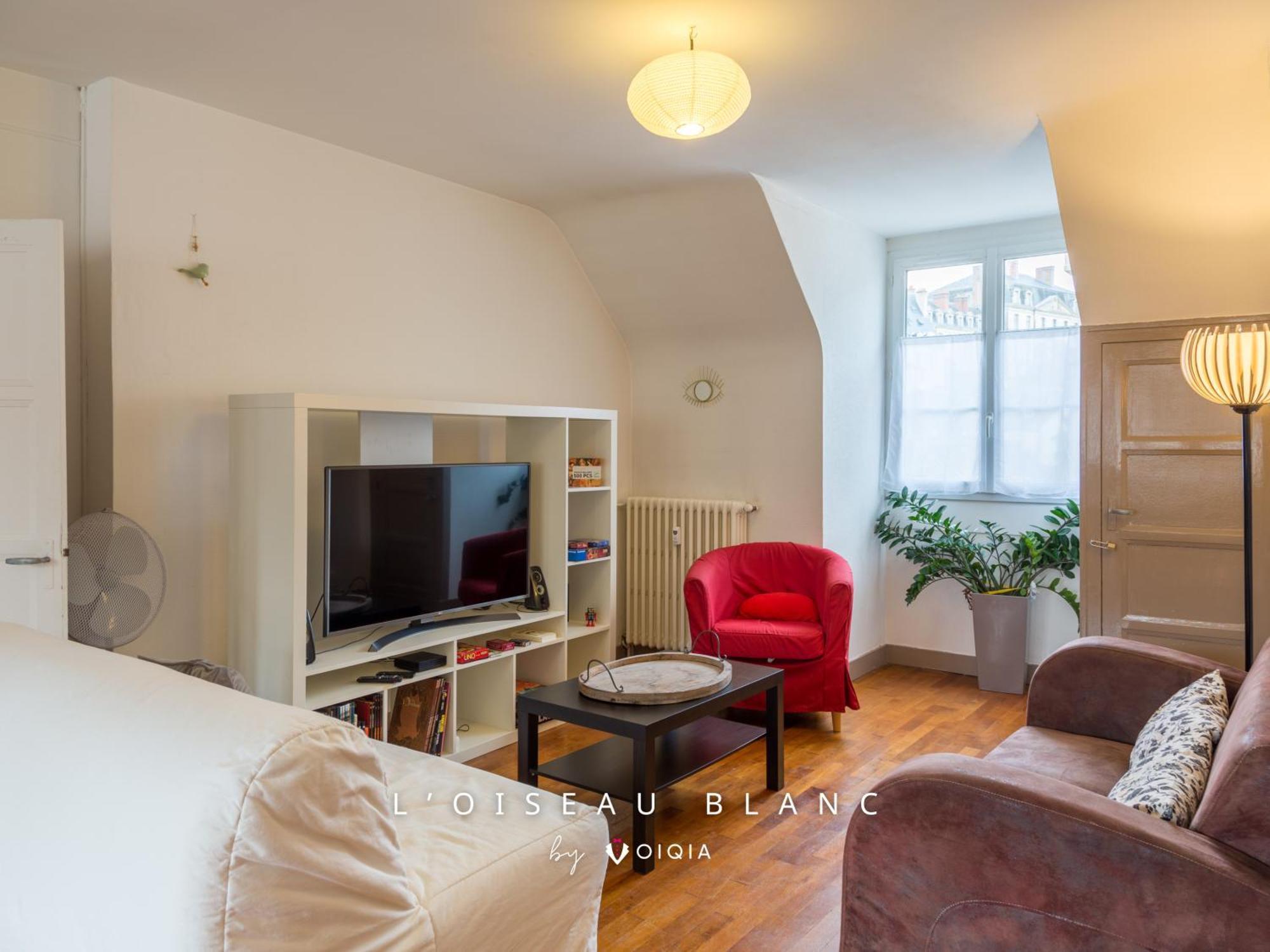 Apartamento L'Oiseau Blanc - Hyper Centre - Arrivée Autonome Blois Exterior foto
